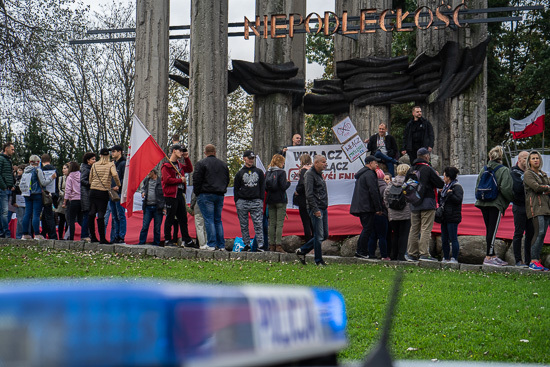 Protest antycovidowców