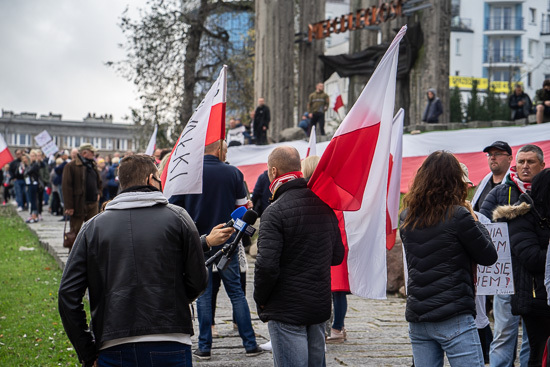 Protest antycovidowców