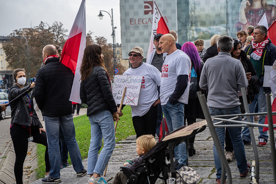 Protest antycovidowców