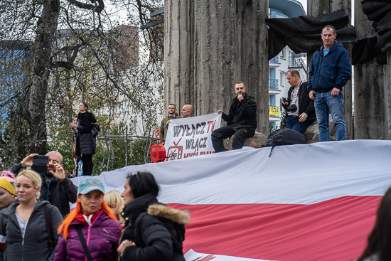 Protest antycovidowców