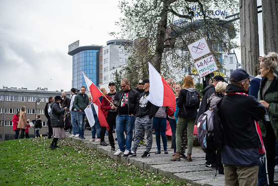 Protest antycovidowców