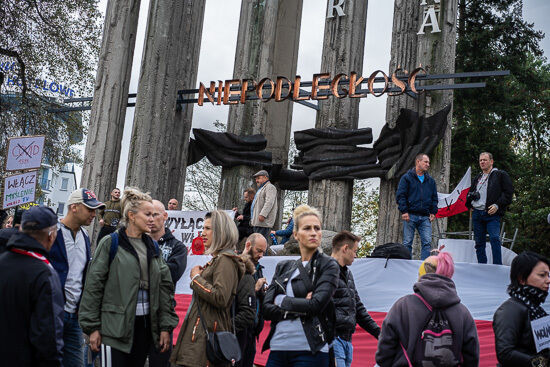 Protest antycovidowców