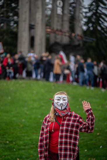 Protest antycovidowców