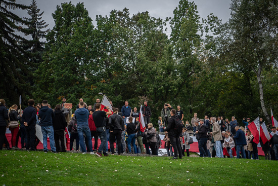 Protest antycovidowców