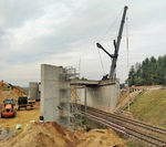 2020.10.15 - Budowa wiaduktu w Uhowie
