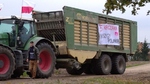 Protest rolników na trasie Knyszyn - Mońki