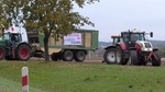 Protest rolników na trasie Knyszyn - Mońki