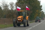 Protest rolników na trasie Knyszyn - Mońki