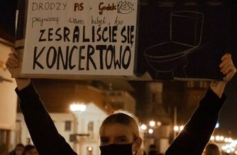 Blokada. Protest kobiet