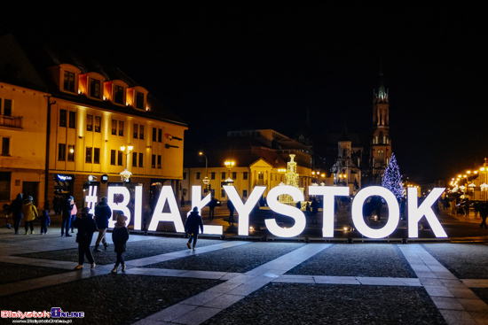 Dekoracje świąteczne w Białymstoku