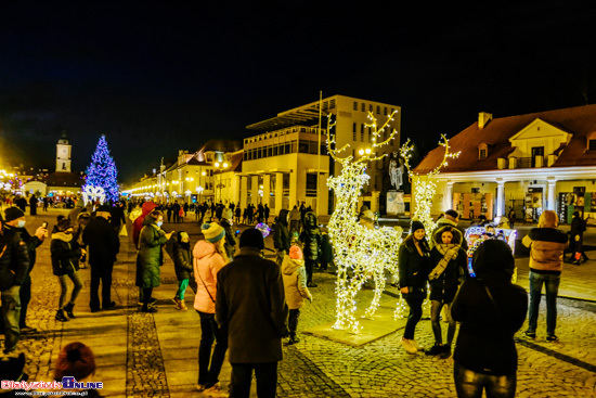 Dekoracje świąteczne w Białymstoku