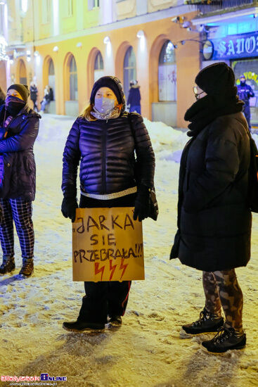 Protest Kobiet po opublikowaniu wyroku TK