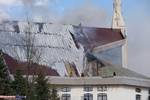 Pożar kościoła przy ul. Kolbego
