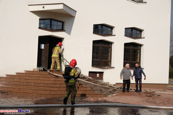 Pożar kościoła przy ul. Kolbego