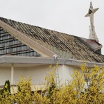 Kościół św. Maksymiliana Marii Kolbego po pożarze