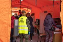 Szczepienia "z marszu" pod Pałacem Branickich