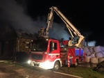 Pożar zabudowań gospodarczych w Kołodzieży