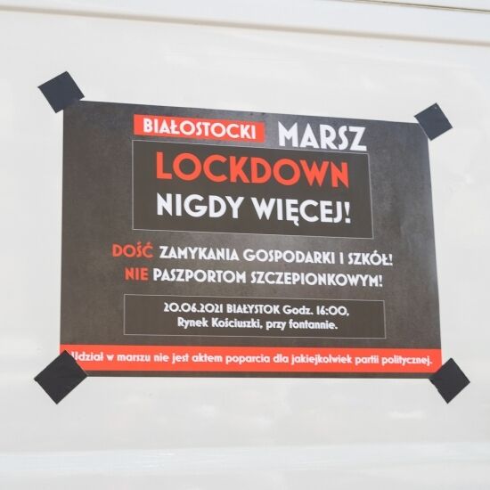 Marsz Lockdown Nigdy Więcej!