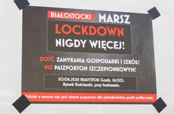 Marsz Lockdown Nigdy Więcej!