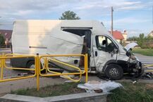 Wypadek z działem dwóch busów w Knyszynie