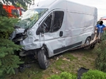 Wypadek z działem dwóch busów w Knyszynie