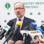 2021.06.25 - Minister zdrowia Adam Niedzielski w Białymstoku