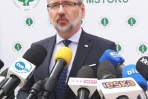 Minister zdrowia Adam Niedzielski w Białymstoku