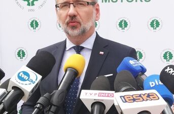 Minister zdrowia Adam Niedzielski w Białymstoku