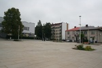 Plac Solidarności w Łapach po rewitalizacji