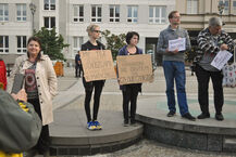 Manifestacja Solidarni z Uchodźcami