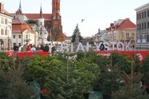 Akcja "Choinka" na Rynku Kościuszki