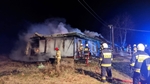 2022.01.28 - Pożar dwóch domów w Waniewie