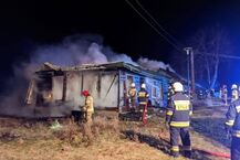 Pożar dwóch domów w Waniewie