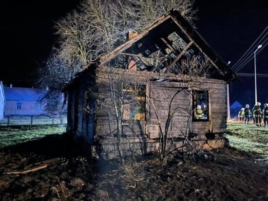 Pożar dwóch domów w Waniewie