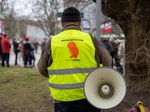 Protest antyszczepionkowców