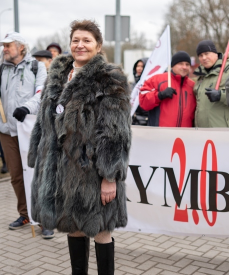 Protest antyszczepionkowców