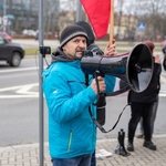 Protest antyszczepionkowców