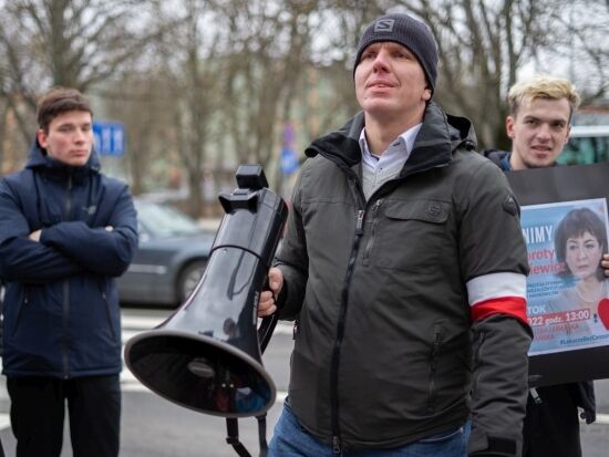 Protest antyszczepionkowców
