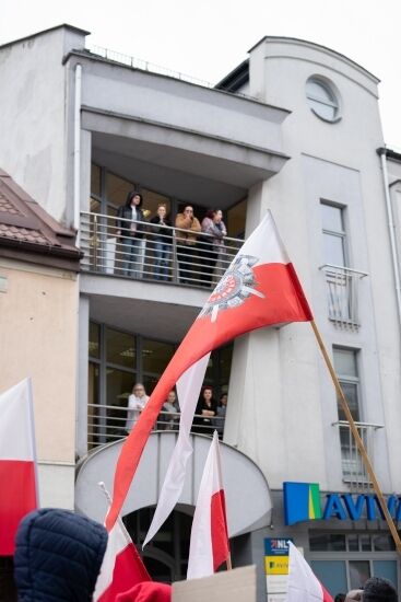 Protest antyszczepionkowców
