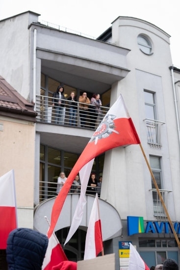 Protest antyszczepionkowców