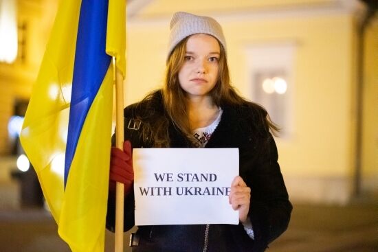 Akcja "Białystok solidarny z Ukrainą"