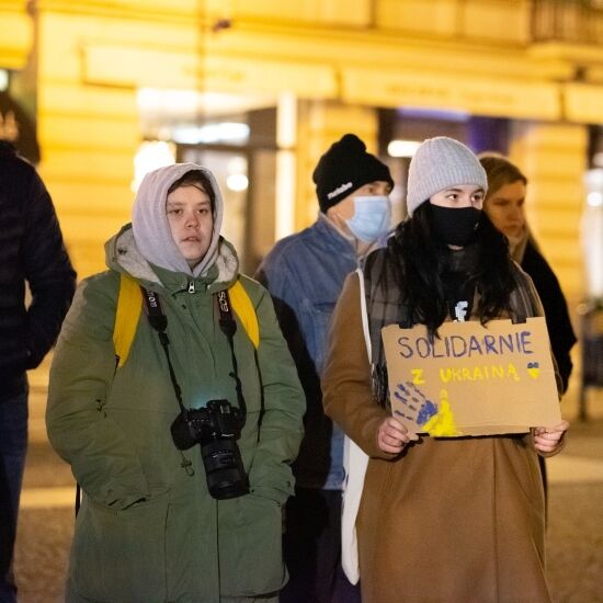 Akcja "Białystok solidarny z Ukrainą"