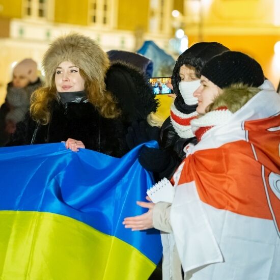 Akcja "Białystok solidarny z Ukrainą"