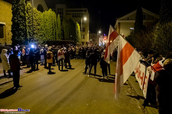 Protest \"Białystok solidarny z Ukrainą\"