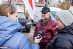 Manifestacja pod konsulatem Białorusi