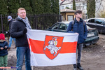 Manifestacja pod konsulatem Białorusi