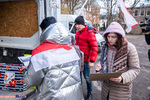 Manifestacja pod konsulatem Białorusi