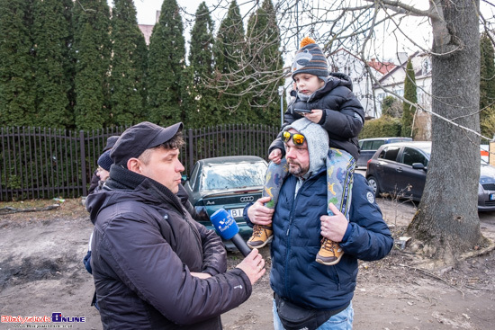 Manifestacja pod konsulatem Białorusi