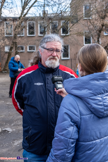 Manifestacja pod konsulatem Białorusi