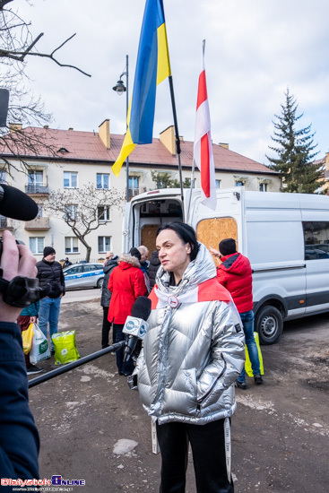 Manifestacja pod konsulatem Białorusi